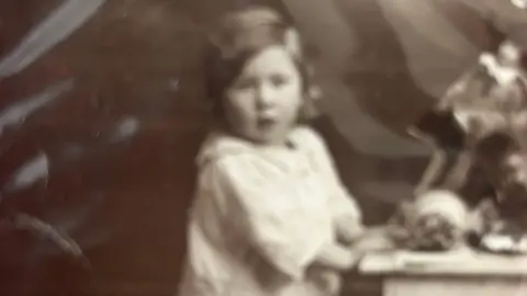 Betty as a young girl growing up in Portsmouth
