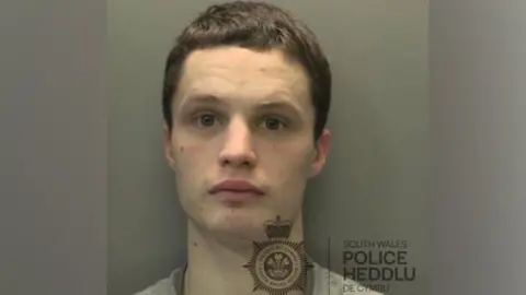 South Wales Police Liam Stimpson mugshot