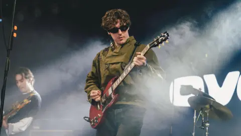 Luke Brennan/Getty Images Overpass on stage at The Quarry on Saturday