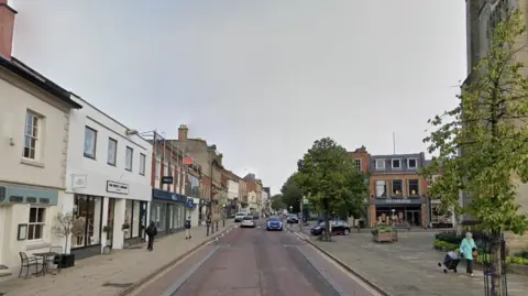 Google Streetview image of High Street Market Harborough