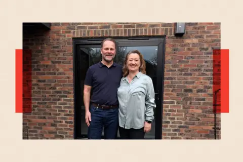 A shot of Emily and Stephen Boynton