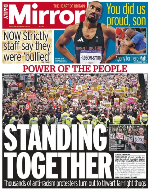 Daily Mirror: Standing together