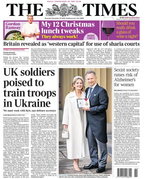  "UK soldiers poised to train troops in Ukraine"