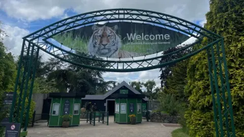 Edd Smith/BBC Entrance to Banham Zoo