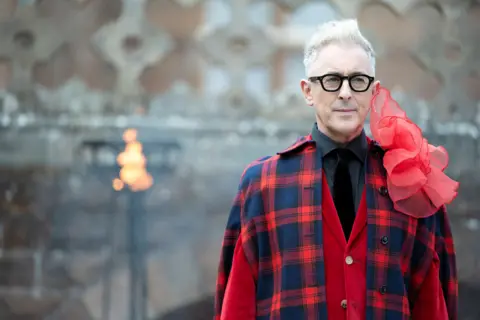 Getty Images Alan Cumming on the set of season two of the US version of The Traitors 