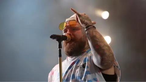 Teddy Swims performing at Radio 1's Big Weekend on 26th May 2024.