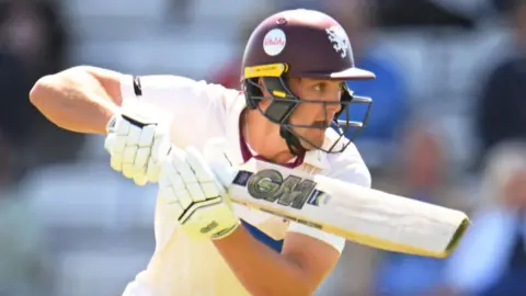 Tom Lammonby batting for Somerset