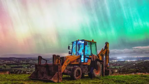 Ruth Davies Thursday's Northern Light display seen in Denbighshire