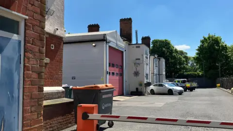 A view of Banstead fire station buildings