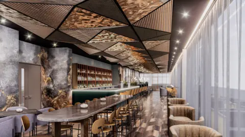 Leisure & Co Hotel Ltd An artist's impression of the bar.