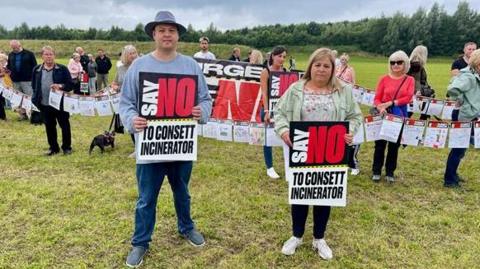 Say No to Consett Incinerator campaigners