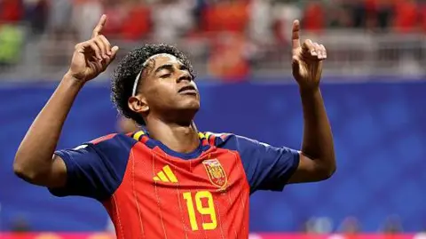Spain's Lamine Yamal
