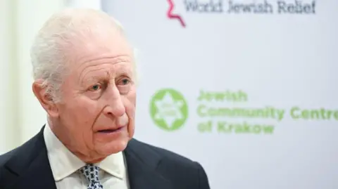 King Charles speaking at a Jewish community centre