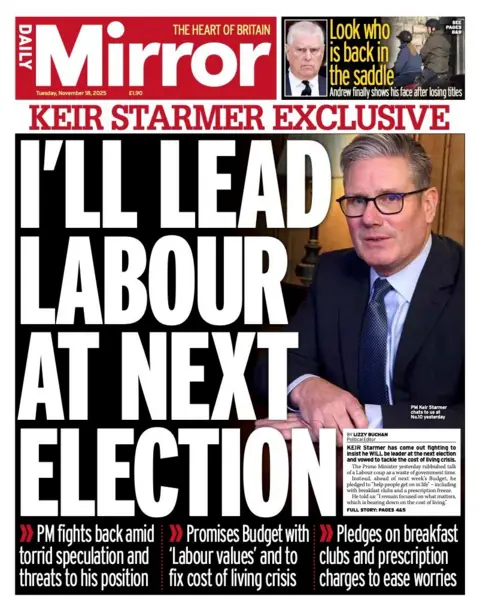 “I'll lead Labour at next election”.
