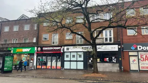 Vacant shops on Sidwell Street where Merkur plans to create a 24-hour adult gaming centre