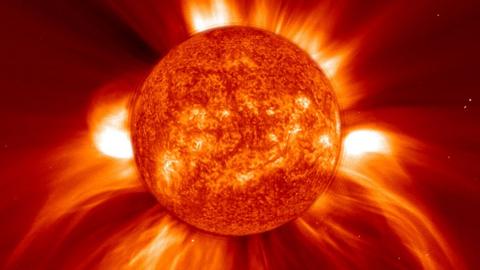 Energetic activity on the Sun