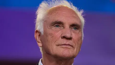 Getty Images Close up headshot of Terence Stamp