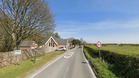 STreetview of entrance to Elwick