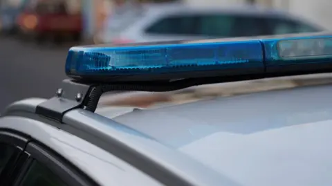 BBC Police car lights