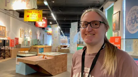 BBC Bradford's Peace Museum curator Charlotte Houlahan