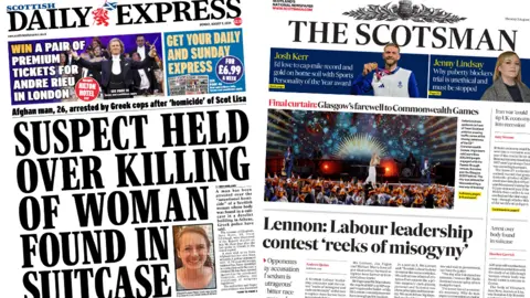 Scottish Daily Express and the Scotsman