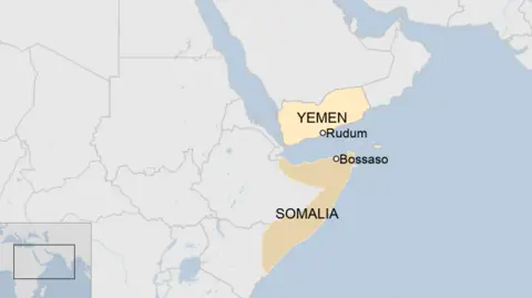 IDT Map showing Somalia and Yemen