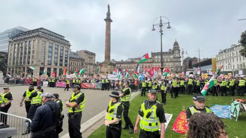 BBC Anti racism demo