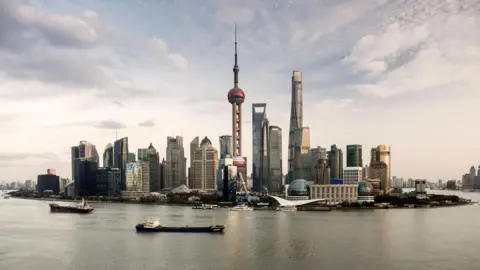 Getty Images Shanghai skyline.