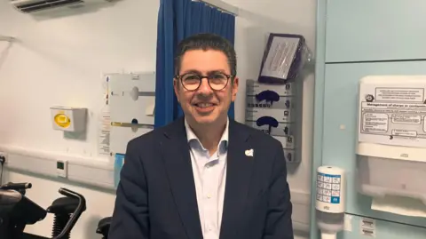 Mark Ind, Chief Executive of Heartbeat at University Hospital Southampton's Clinical Research Facility.
