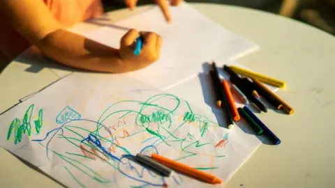 PA Media Child drawing