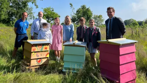 BBC Jersey schools' beehives