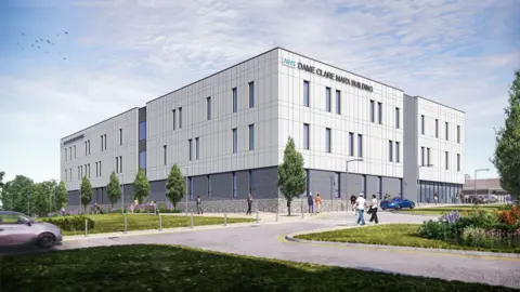 Suffolk and North East Essex Integrated Care Board An artist's impression of the Essex and Suffolk Elective Orthopaedic Centre
