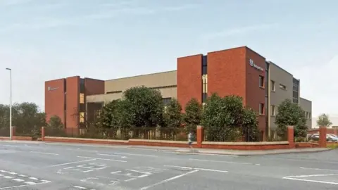 LDRS An artist impression of the new courthouse