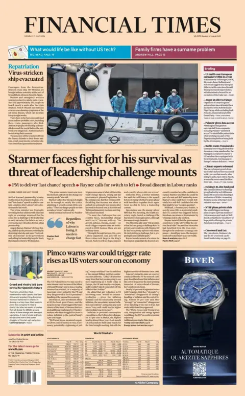 5e08bb40-4cb8-11f1-bd52-e755d604ece4.jpg The Papers: Original 'Labour leadership rivals circle' and 'Golden boys' on Baftas red carpet