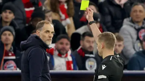 Turpin sending Tuchel to the stands in the Champions League against Manchester City