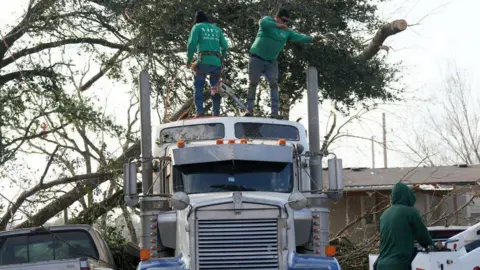 Getty Images Workers in Katy, Texas