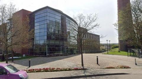 Antrim and Newtownabbey Borough Council's civic headquarters at Mossley Mill, Newtownabbey