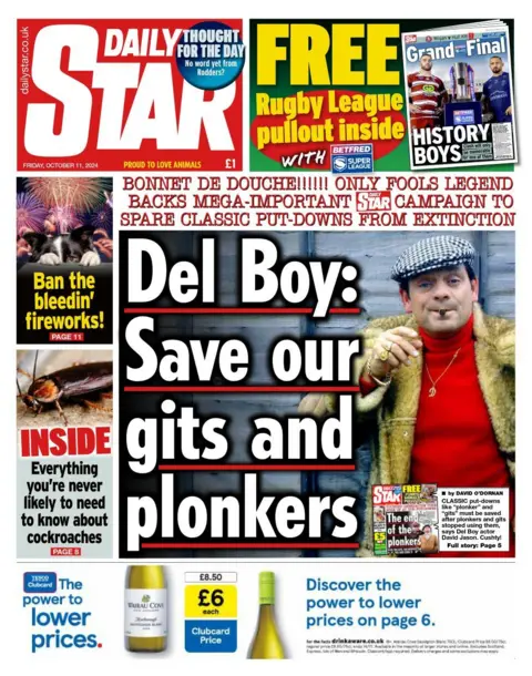 Daily Star front page on 11/10