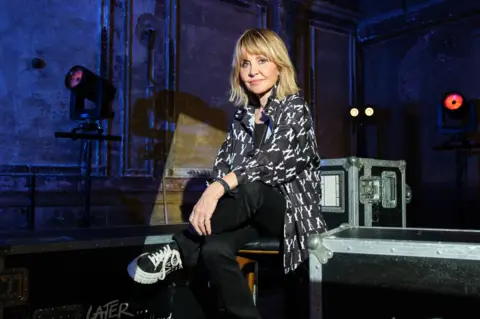 BBC Lulu on the set of Later... With Jools Holland in 2024