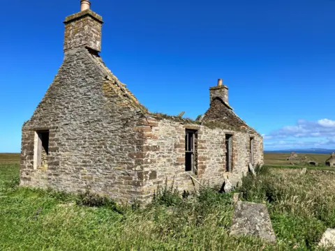 Stuart Saunders A derelict cottage on a bright and sunny day.