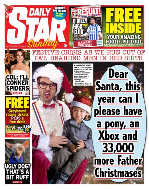 Daily Star front page, 10 October 2024 