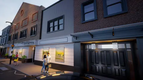 Bedford Borough Council Artist's impression of Midland Road