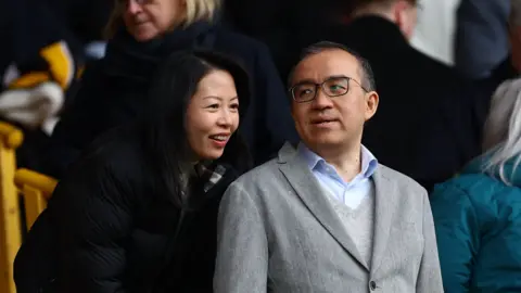 Reuters Jeff Shi at a football match in Wolverhampton