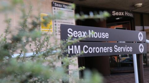 The entrance to Seax House, the base of Essex coroner's court