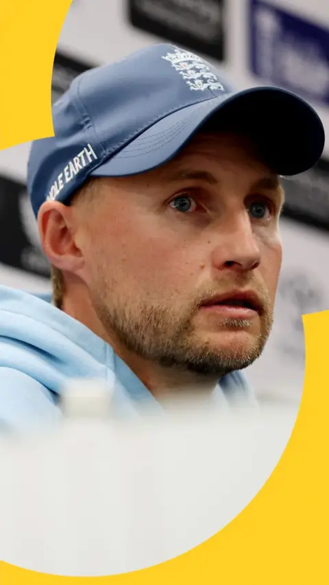 Joe Root during a press conference