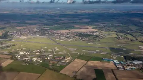 Getty Images An aerial view of RAF Mildenhall 