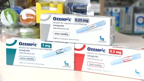 Boxes of Ozempic