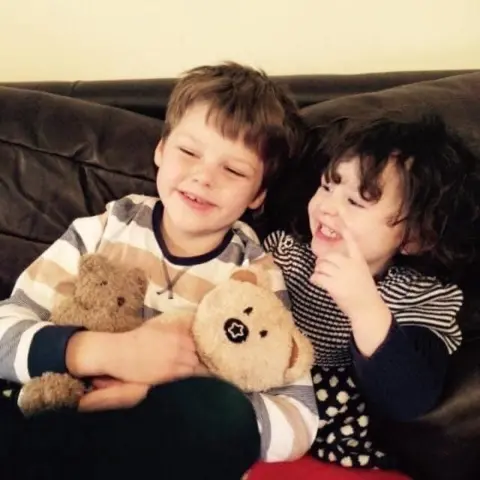 Family photo Fraser and his sister Elizabeth