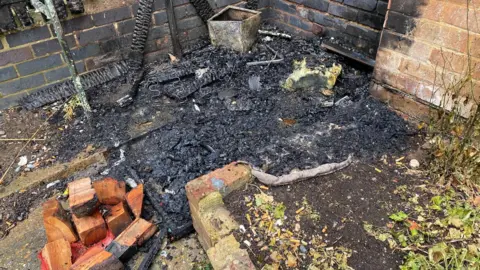 Essex County Fire and Rescue Service Fire damage to the building