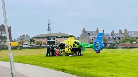 Gillian Strachan Air ambulance rescue